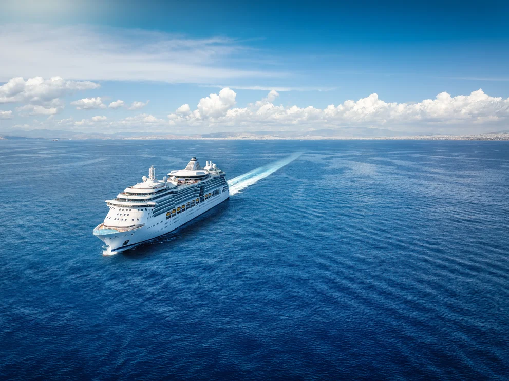 Crucero en el océano